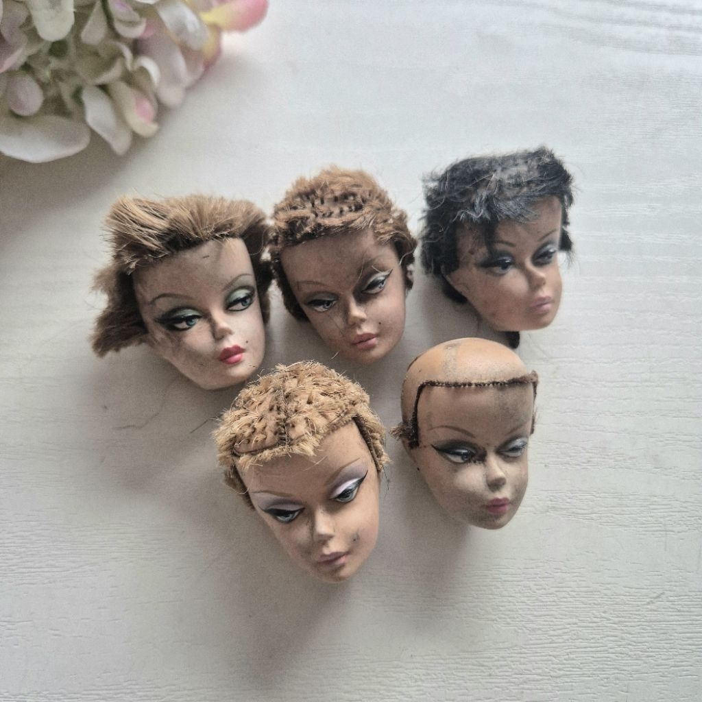 Kepala Boneka Barbie Silkstone Mattel for reroot part A ND5