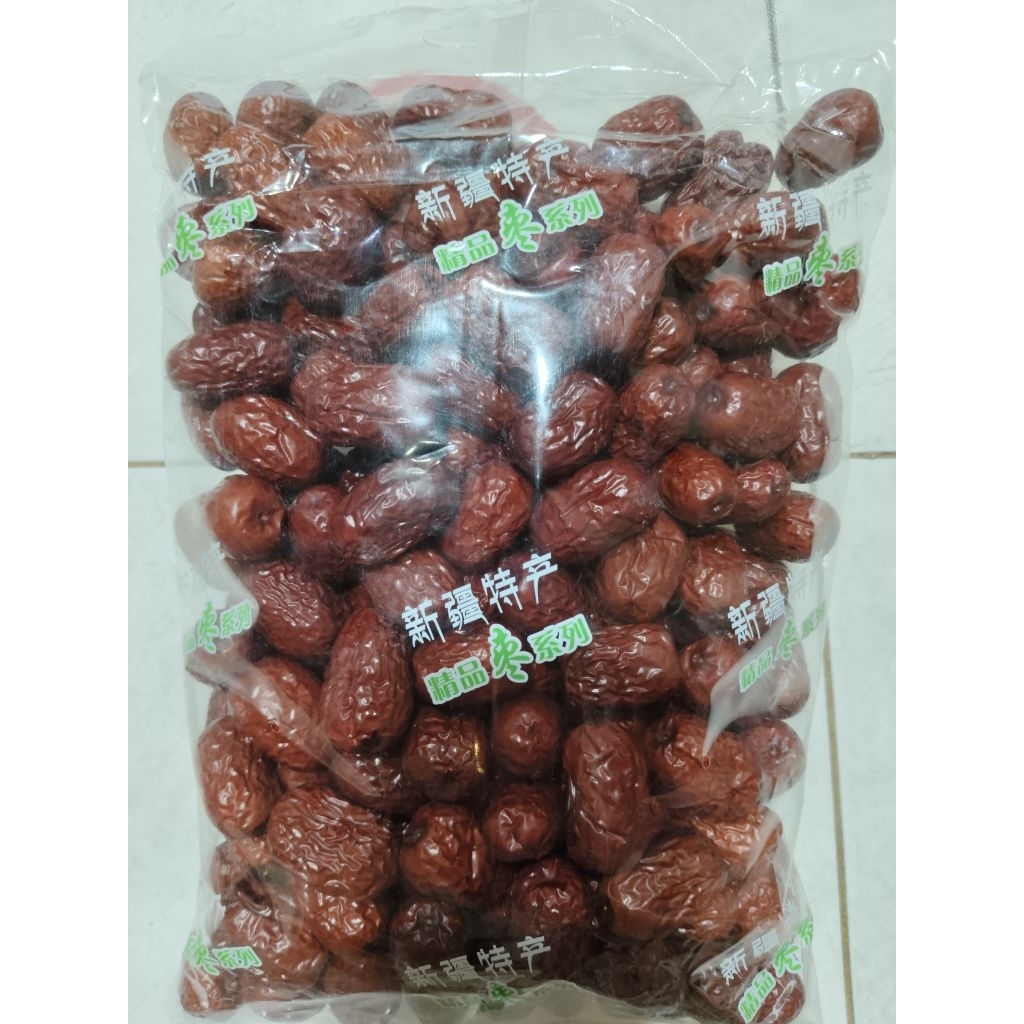 

Angco Merah | Hong Zao | Red Dates / Kurma Merah Premium Jumbo isi 1kg
