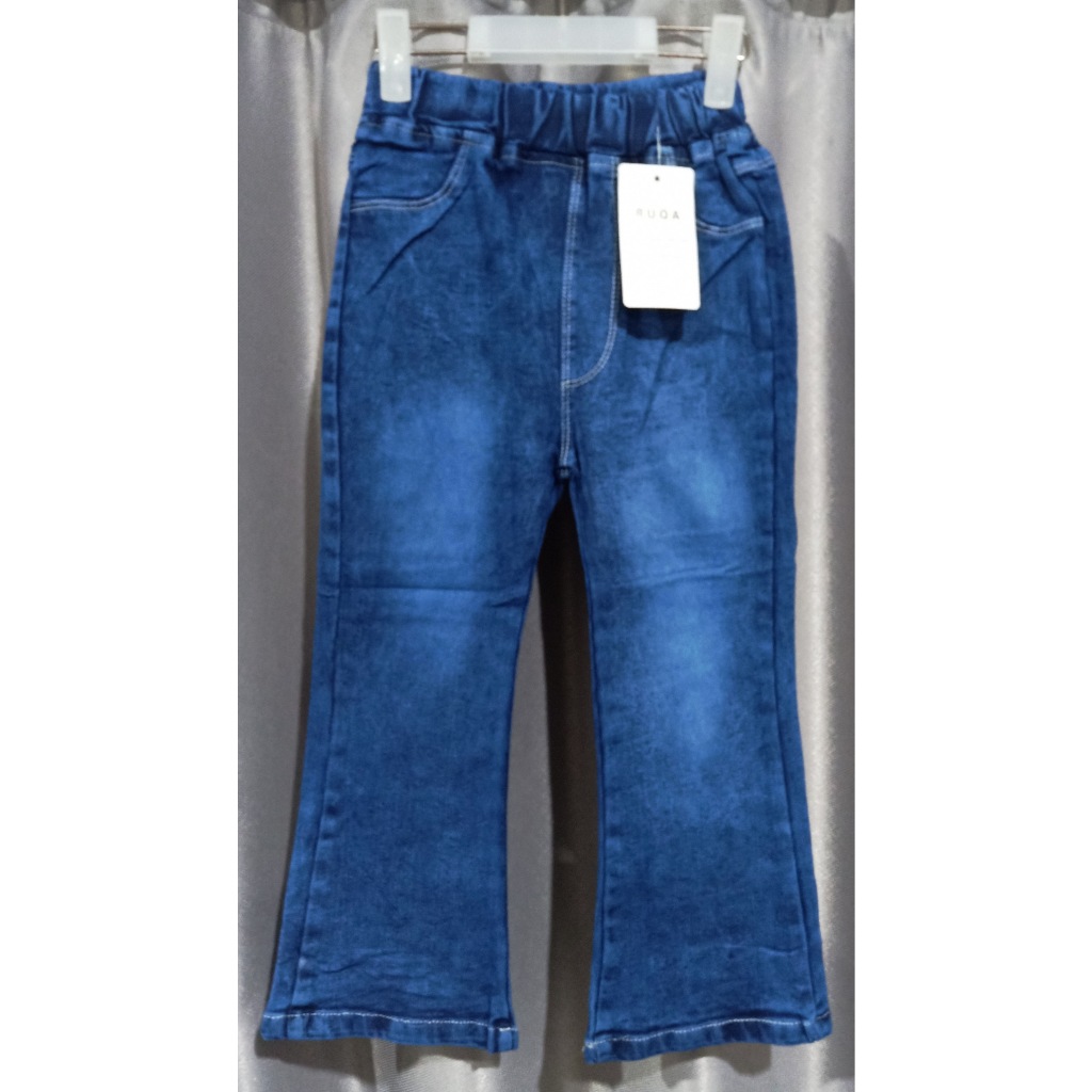 jeans cutbray import anak cewek usia 6-11 tahun / jeans polos import anak cewek / jeans panjang impo