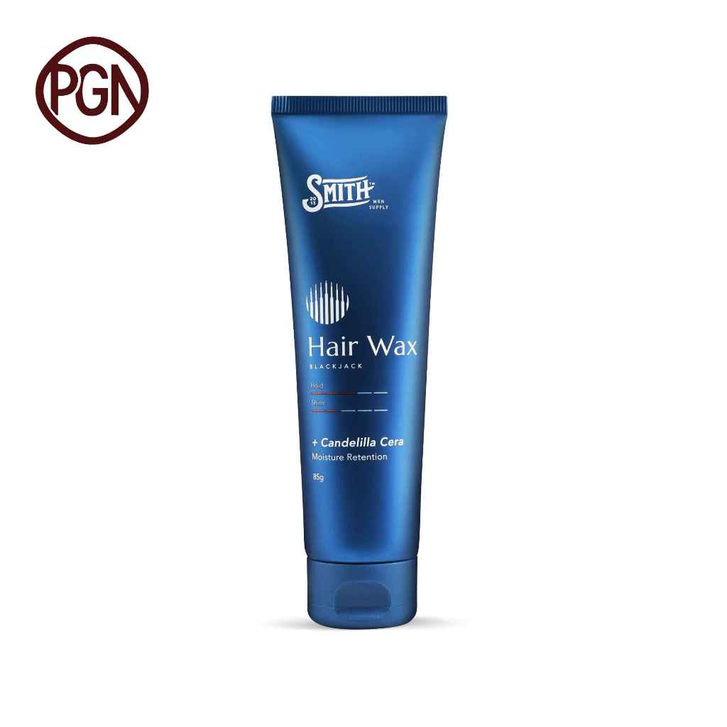 SMITH - Blackjack Wax Stick Rambut Pria 85gr | Hair Wax Styling | Pomade Clay Look | Minyak Rambut u