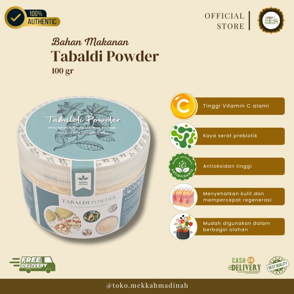

Tabaldi Powder – Serbuk Buah Baobab Murni 100gr