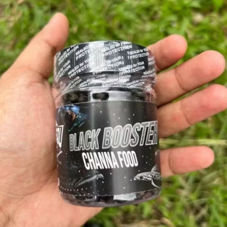 Pelet Channa Black Booster by Bos Bos Qu (Pigmen Black)