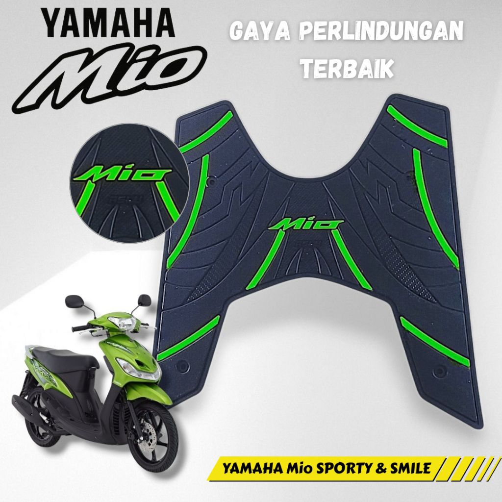 Karpet Mio Karbu/Step Floor Bordes Mio Sporty,Smile/Aksesoris Karpet Motor Mio Sporty Smile