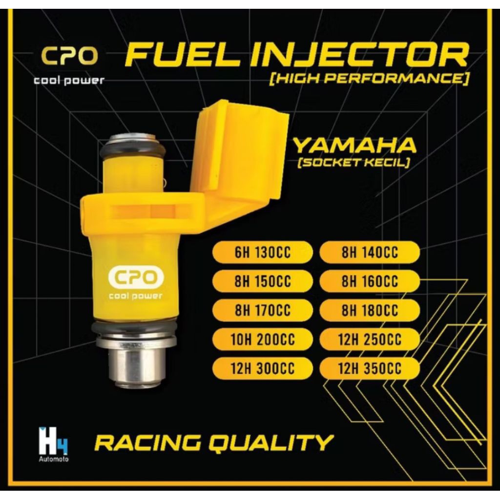 INJEKTOR INJEKTOR CPO RACING YAMAHA NMAX OLD VIXION NEW NVA NVL R15 OLD XABRE