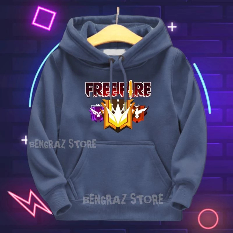 Hoodie Anak FREE FIRE Laki Laki Usia 1-13thn Sweater Hodie Anak Cowok FF Terbaru / Sweter Jaket Anak