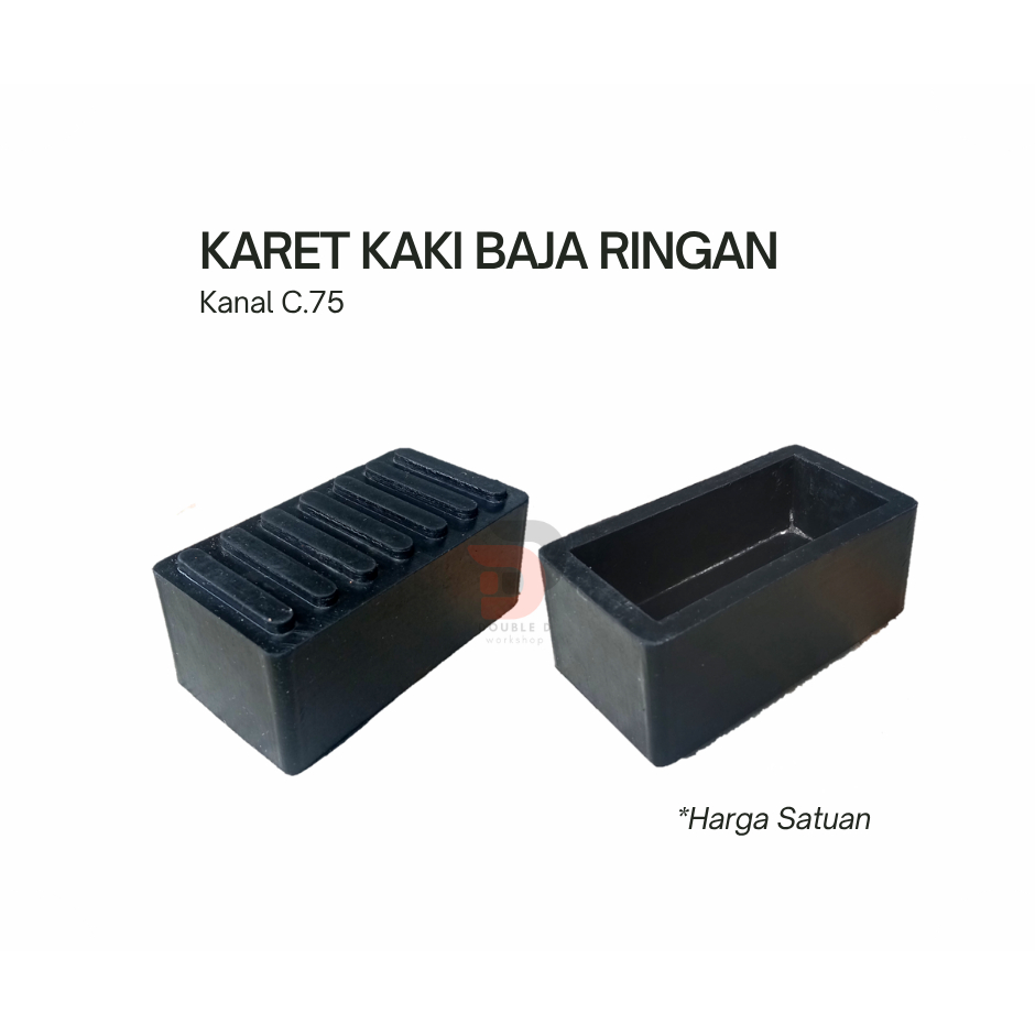Viral  Karet Baja Ringan Kanal C / Karet Kaki Ujung Rak, Kursi, Meja, Tangga Dari Baja Ringan