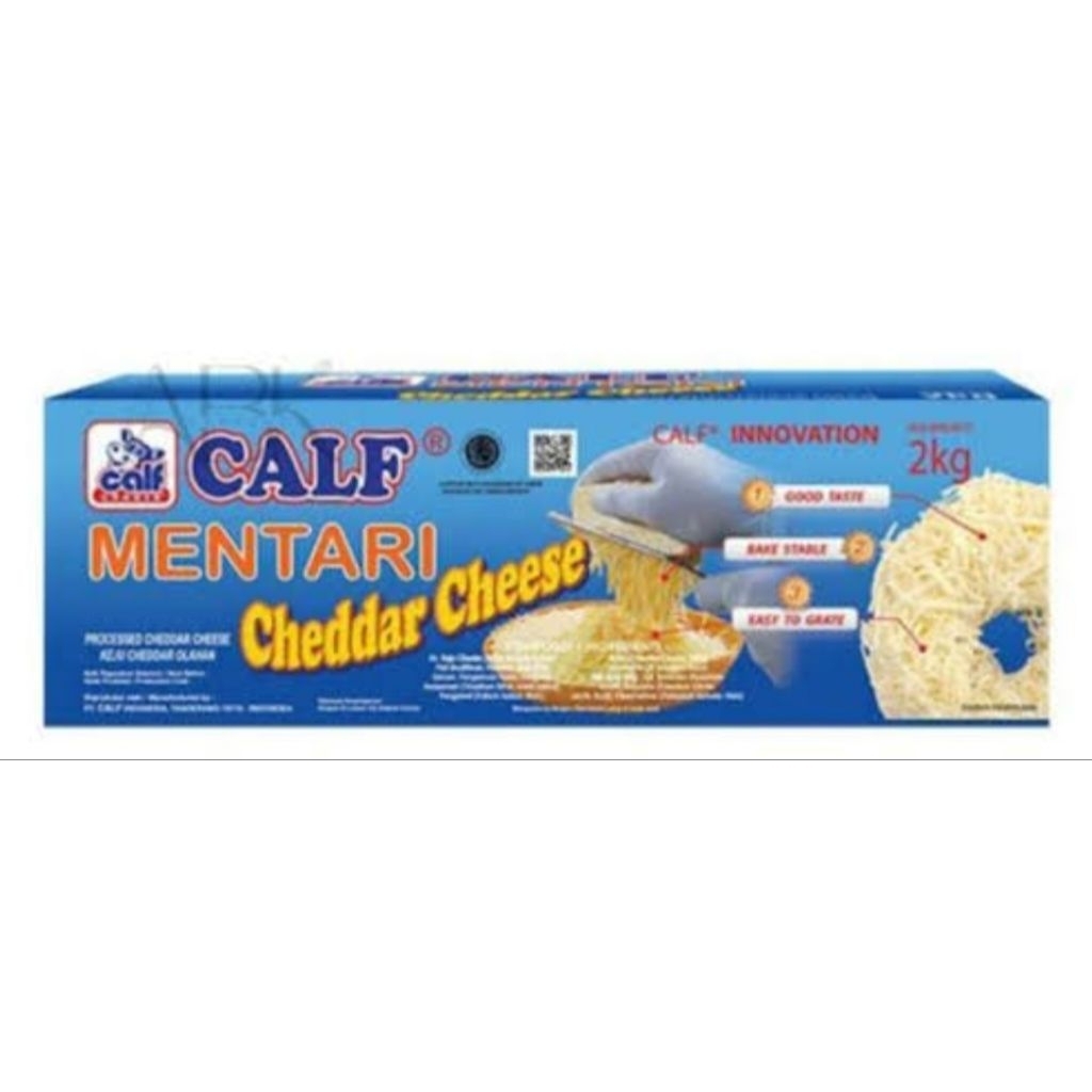 

calf mentari keju chedar/keju parut 2 kilogram