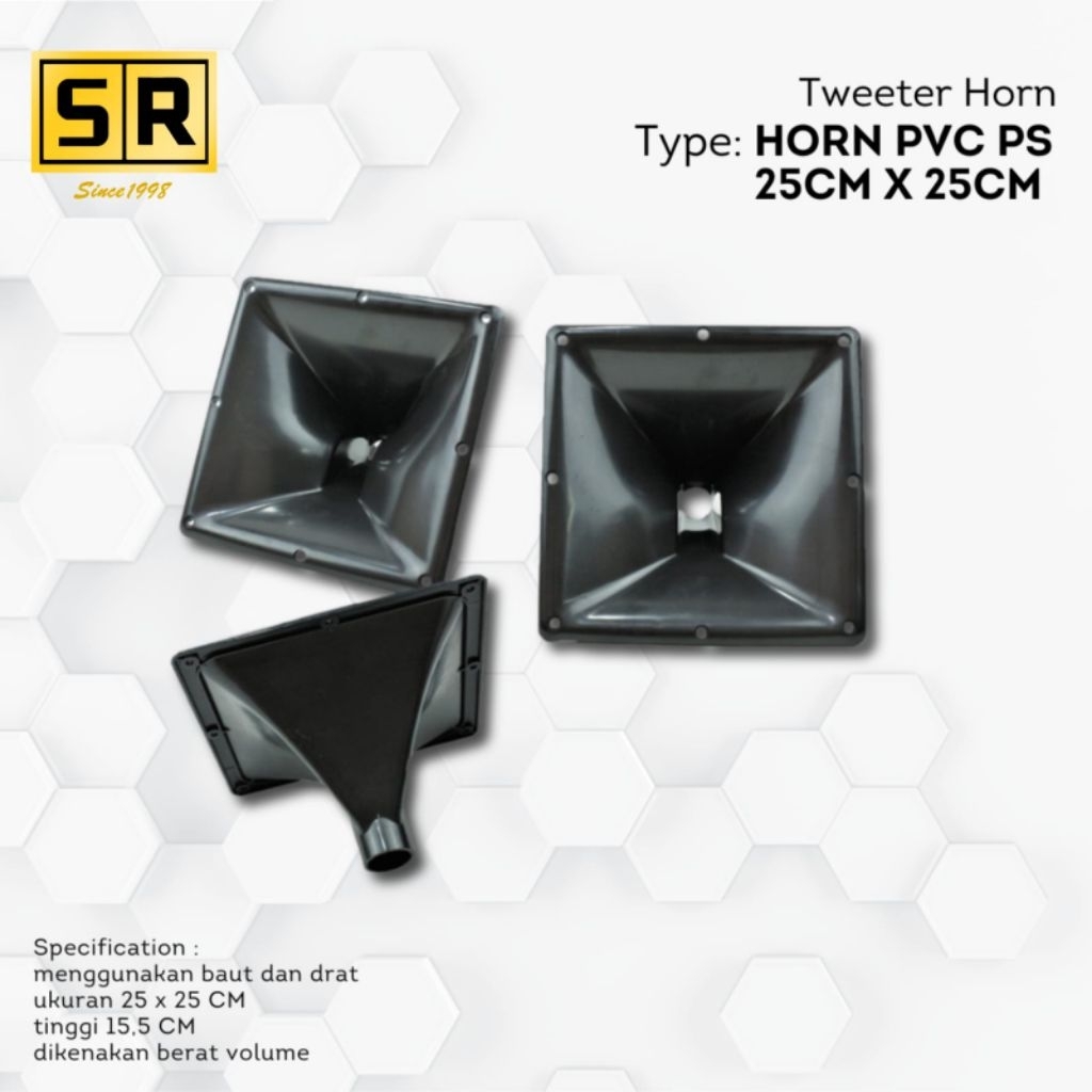 Horn PVC 25CM×25CM / Horn Twiter / Horn PVC PS