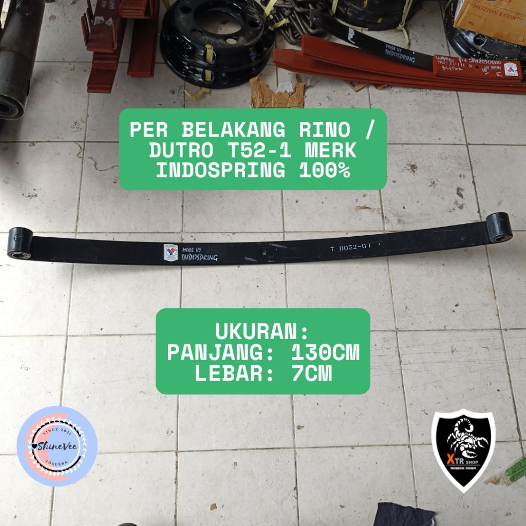 Per Belakang Rino No 1 / per HT125 / per / per dyna / per Rhino / per toyota dutro 125Ps T52 - 1 / p
