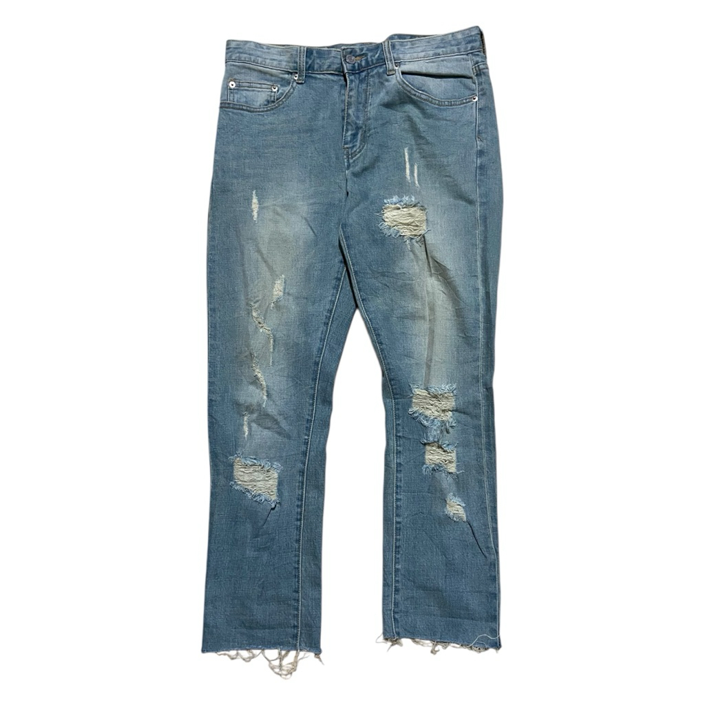 Celana Saint Laurent Distressed Second