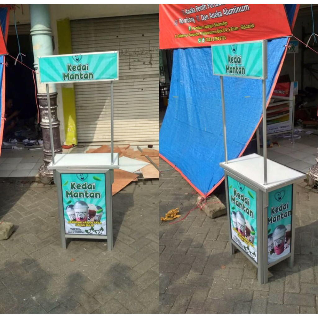 Booth portable aluminium