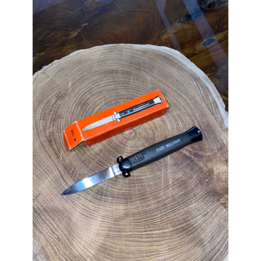 Pisau OTF Nato Military USA Original . Collectible.