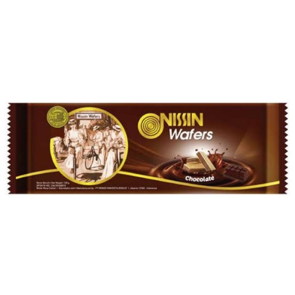 

Nissin wafer / wafer rasa cokelat / biskuit wafer cream choco 110gr