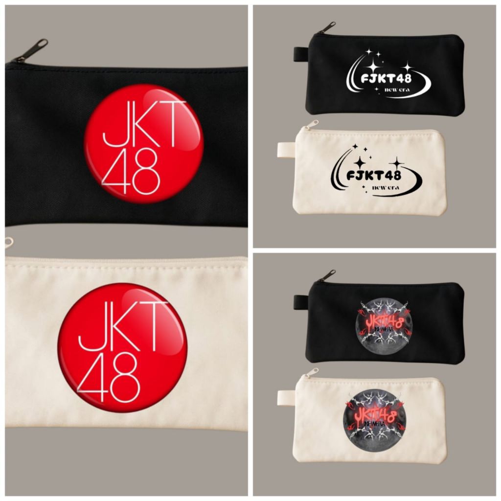 

Tempat pensil gambar JKT48/Tepak kanvas premium/Tempat alat tulis/Tempat kosmetik/Tempah hp/Tempat dokumen kartu/Pouch
