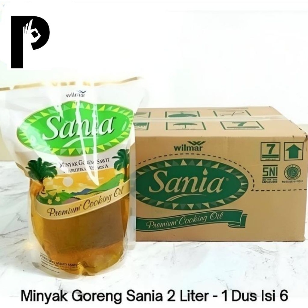 

Minyak Goreng Sania 2 liter - 1 Dus Isi 6 pcs