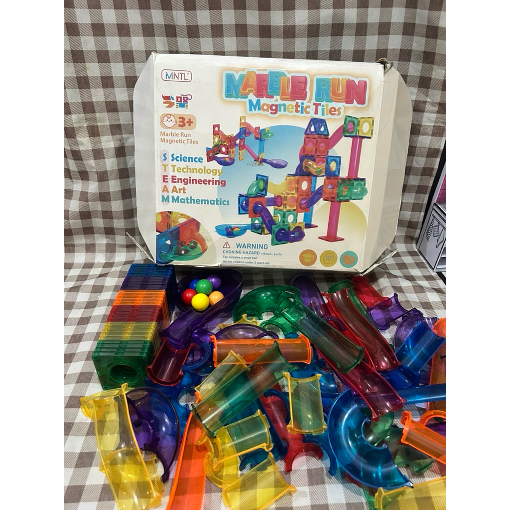 MNTL Marble run magnetic tiles
