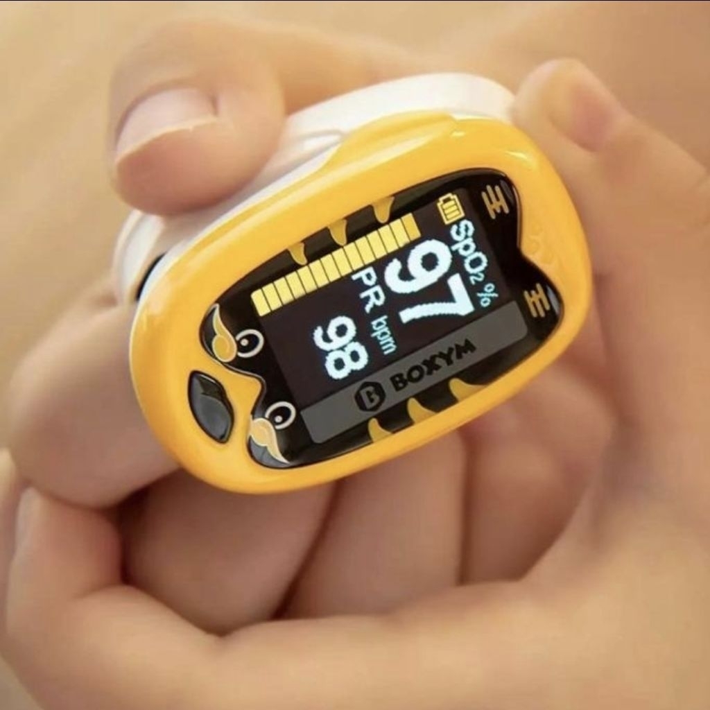 Pulse Oximeter Bayi Sp02  Fingertip Bayi Alat Ukur Saturasi Oksigen Darah Anak
