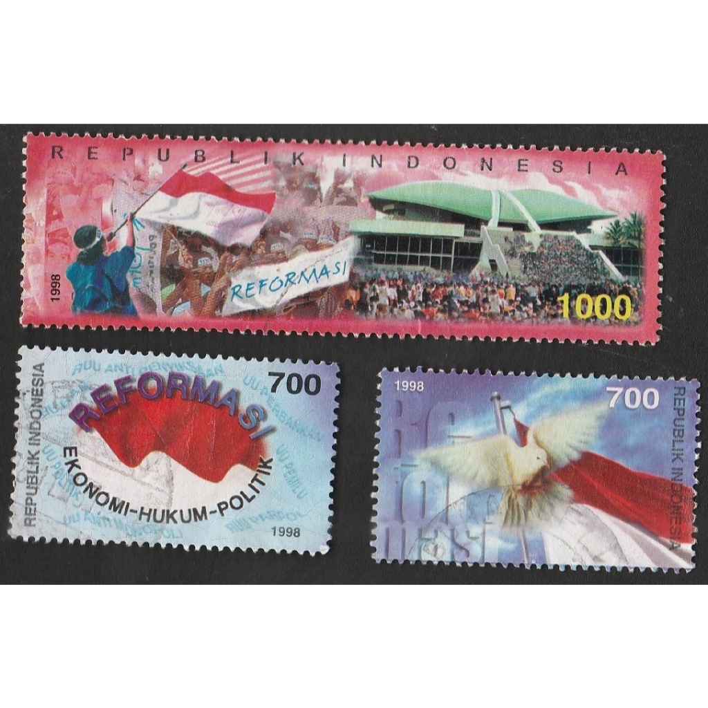 

A 10089 SET LENGKAP PRANGKO INDONESIA TEMA REFORMASI 1998 DENGAN KONDISI SUDAH ADA CAP