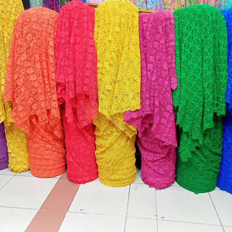 KODE P44Y KainBahan Brokat Prada Okki GRADE A  Brokat Prada Garment Premium  Bahan Brokat Prada Keba