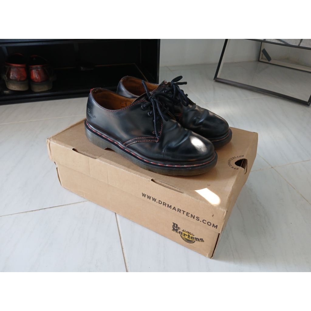 Dr. Martens 1461 Red Stitch Sz 37