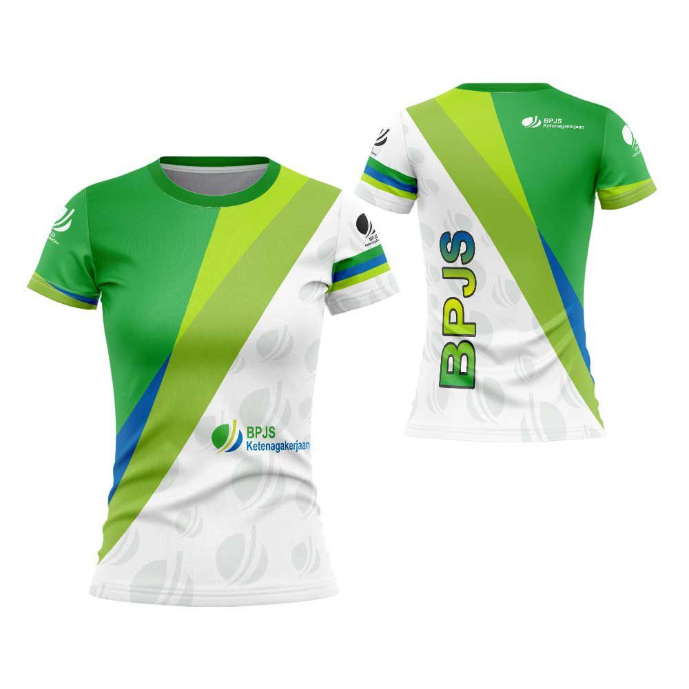 Kaos Ketenagakerjaan BPJS Wanita / Seragam BPJS Lengan Pendek Terbaru