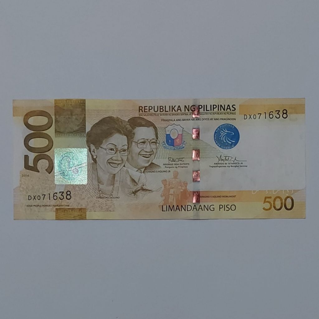 Peso Pilipina Uang Asing Pecahan 500 Peso Kertas