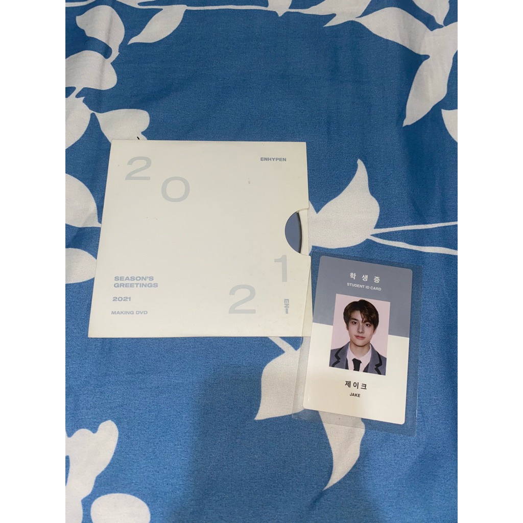Jake Official Photocard (PC) - RPC Enhypen Season Greeting 2021 set with DVD