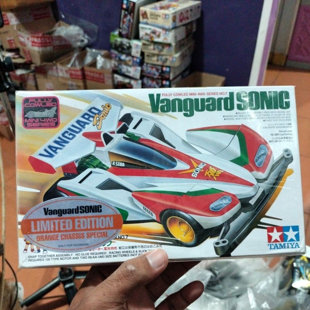 Tamiya 19407 Vanguard Sonic Limited Edition Orange Chassis Special ( Super 1 Chassis )