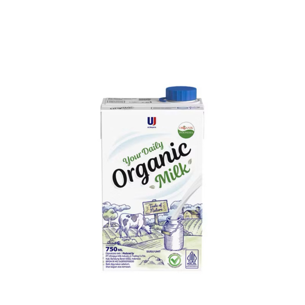 

Ultra Milk Susu Cair UHT Organik 750ml