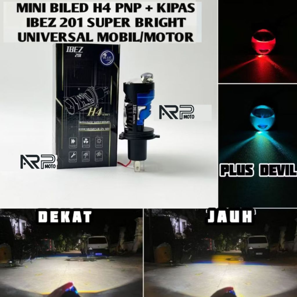 Mini Biled H4 Pnp + Kipas Ibez 201 202 MAX IBRIGHT ZE 5 ZE 0 Super S ze 5 iBright ze 0 21 H4 ICC BUL