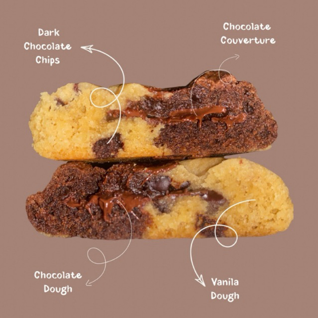 

Soft Cookies Duo Chocolate - Mile Cookie