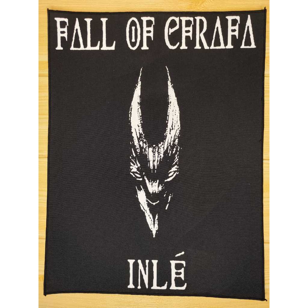 Backpatch Sablon Timbul FALL OF EFRAFA ( 30 X 40 CM )