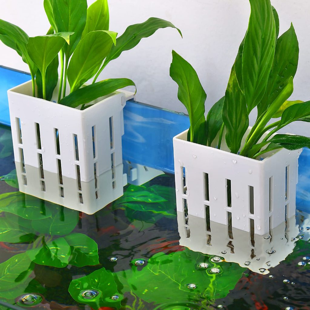 pot gantung aquarium, pot aquarium, hanging pot aquarium, pot hidroponik, pot hidroponik aquarium, p
