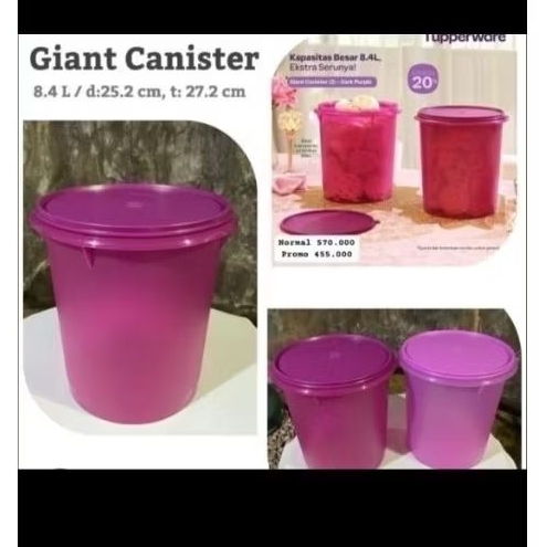 Giant canister tupperware 8.4lt