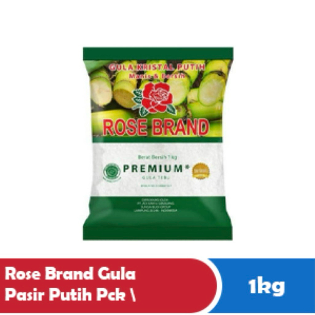 

Rose Brand Gula Pasir Putih Premium 1kg – Gula Kristal Murni