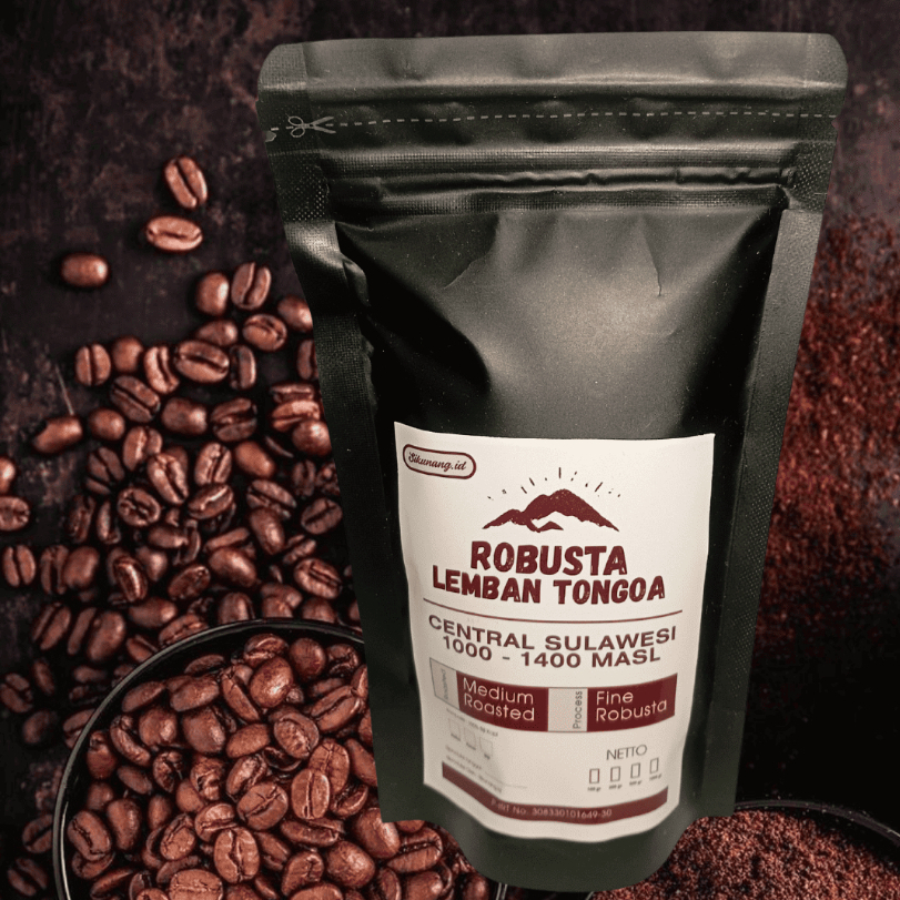 

Kopi Robusta Lemban Tongoa 100% Asli Petik Merah