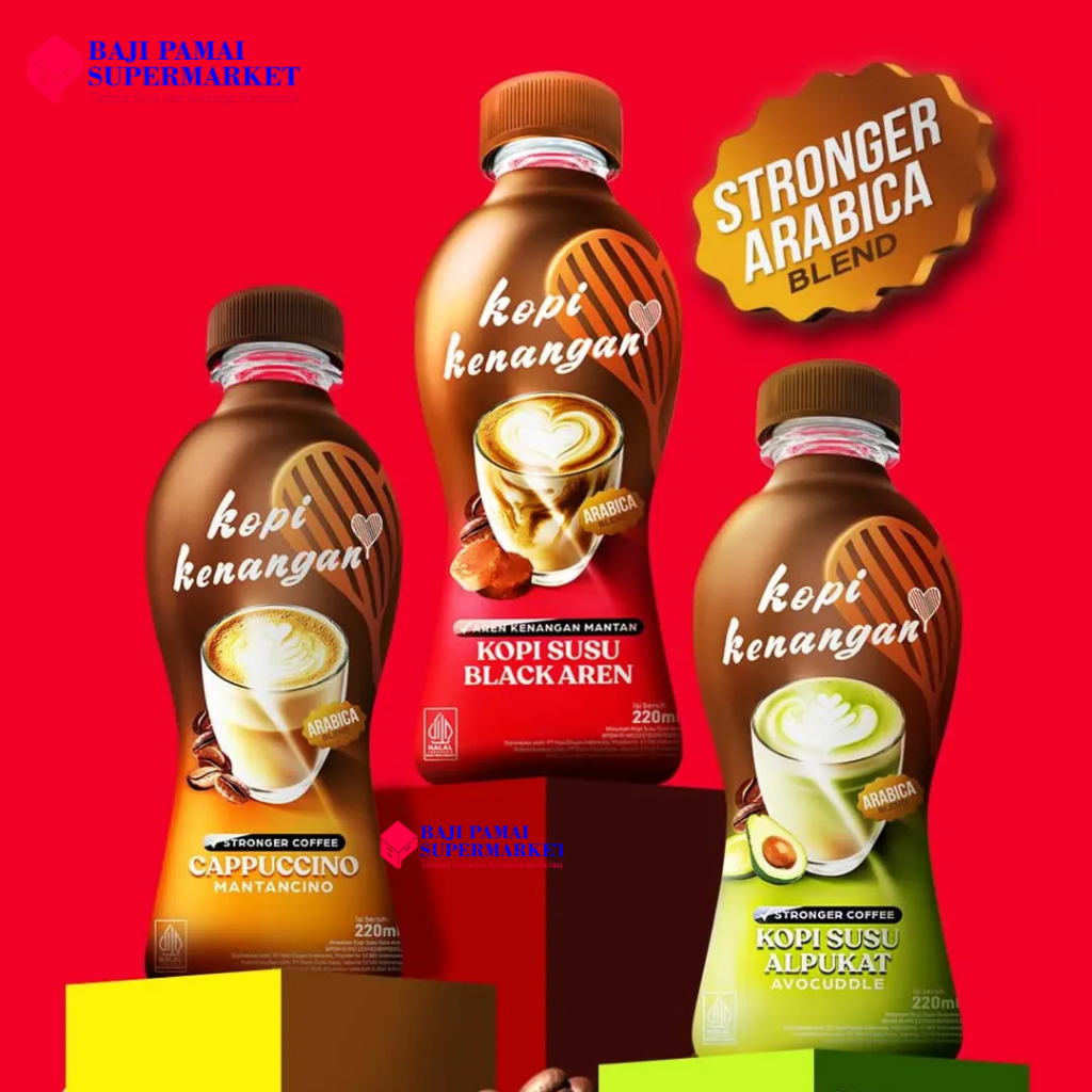 

Kopi Kenangan Arabica Blend 220ml - Kopi Susu Black Aren / Cappuccino / Kopi Susu Alpukat