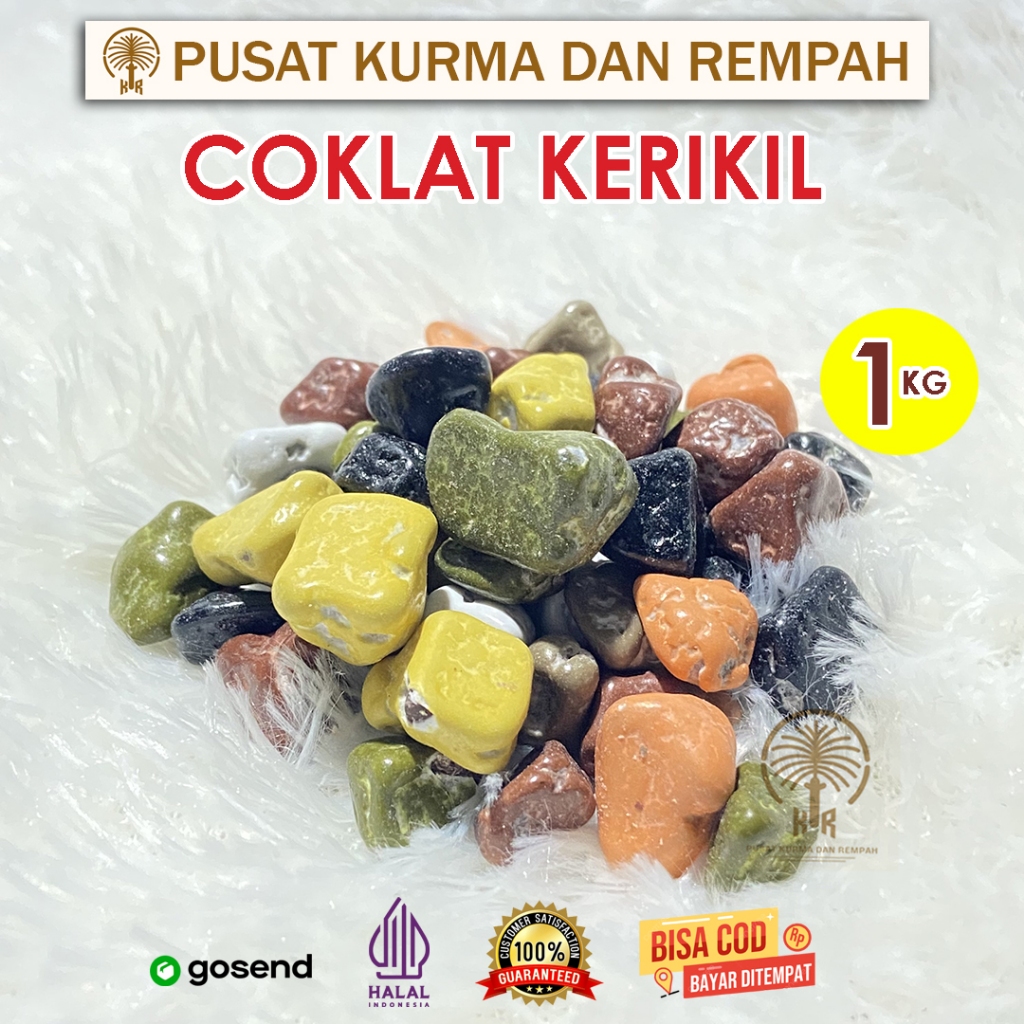 

coklat kerikil Arab 1Kg– Permen Coklat Batu, Cocok untuk Snack & Topping