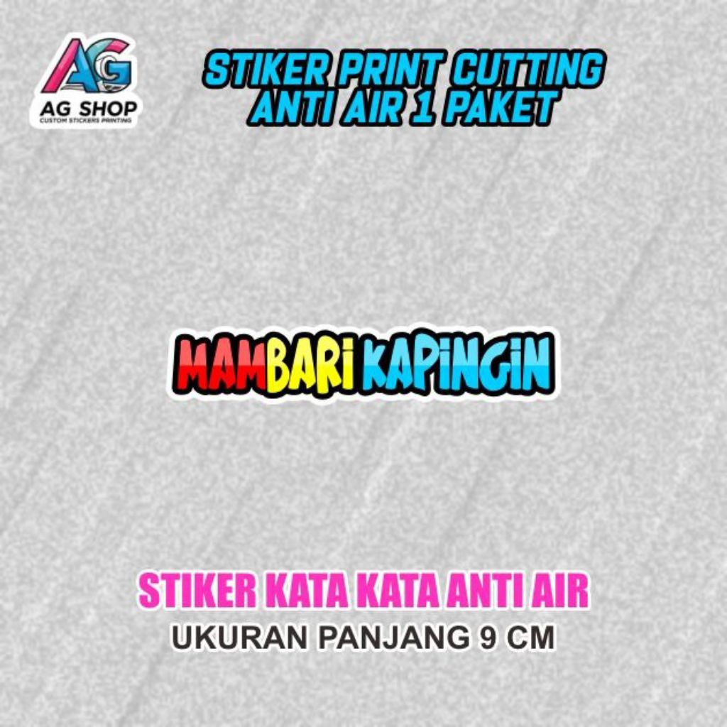 

Stiker custom