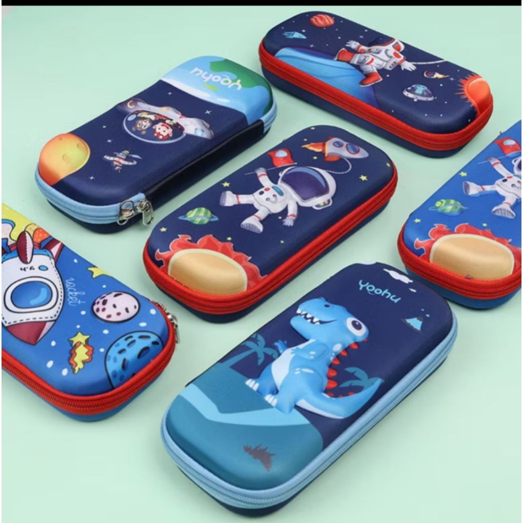 

Tempat Pensil Anak Motif 3D Kotak Pensil Anak Motif Kartun Bahan EVA