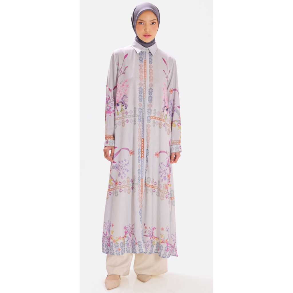 Melline Dress Riamiranda Adha 2025 RM Gamis Kaftan Wanita Muslim Ria Miranda