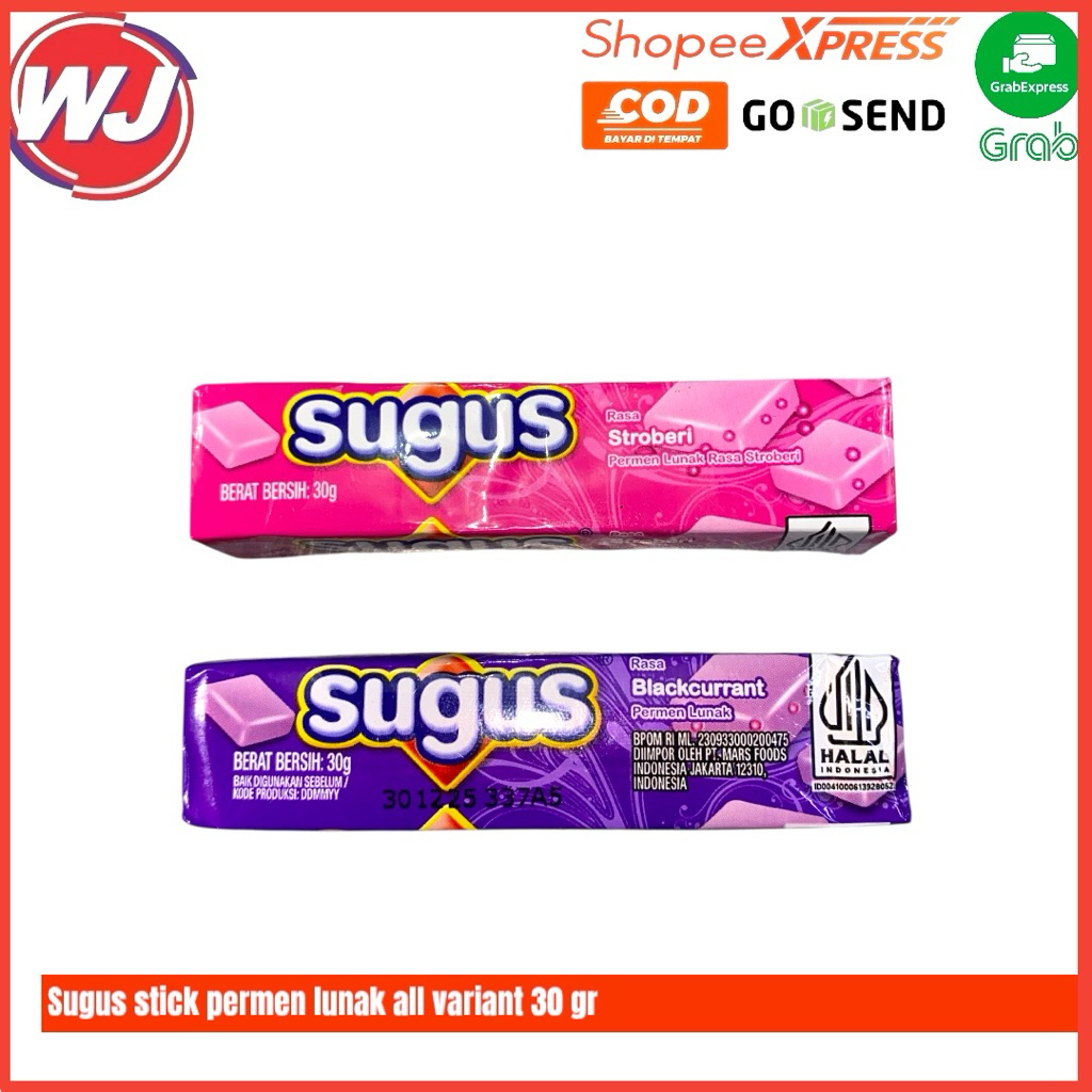 

SUGUS STICK PERMEN LUNAK ALL VARIANT 30 GRAM