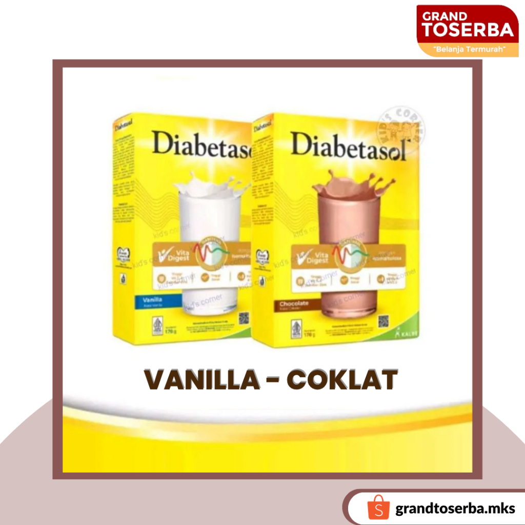 

PROMO TURUN HARGA Diabetasol rasa cokelat / vanila susu diabetes