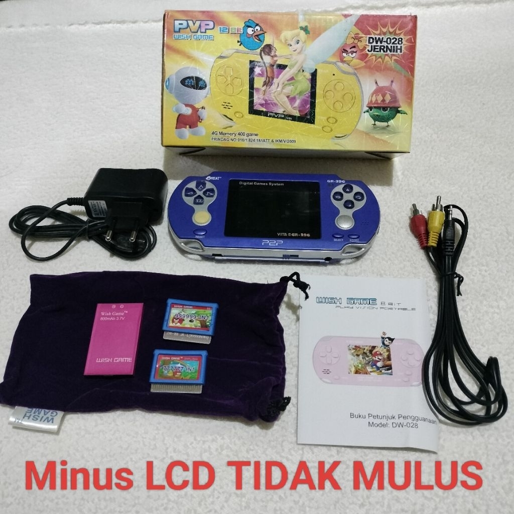 (MINUS LCD) PVP Game P2P Digital Game Set Komplit
