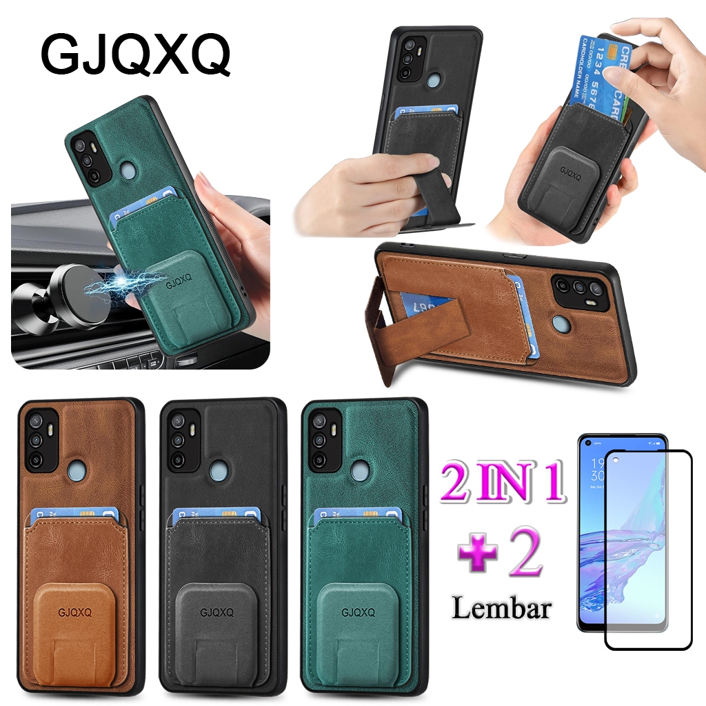 GJQXQ 2 In 1 Casing For OPPO A6 Pro A6 A53 A31 A60 A16 A16S A17 A17K A58 A78 A79 5G A76 A36 A78 A95 