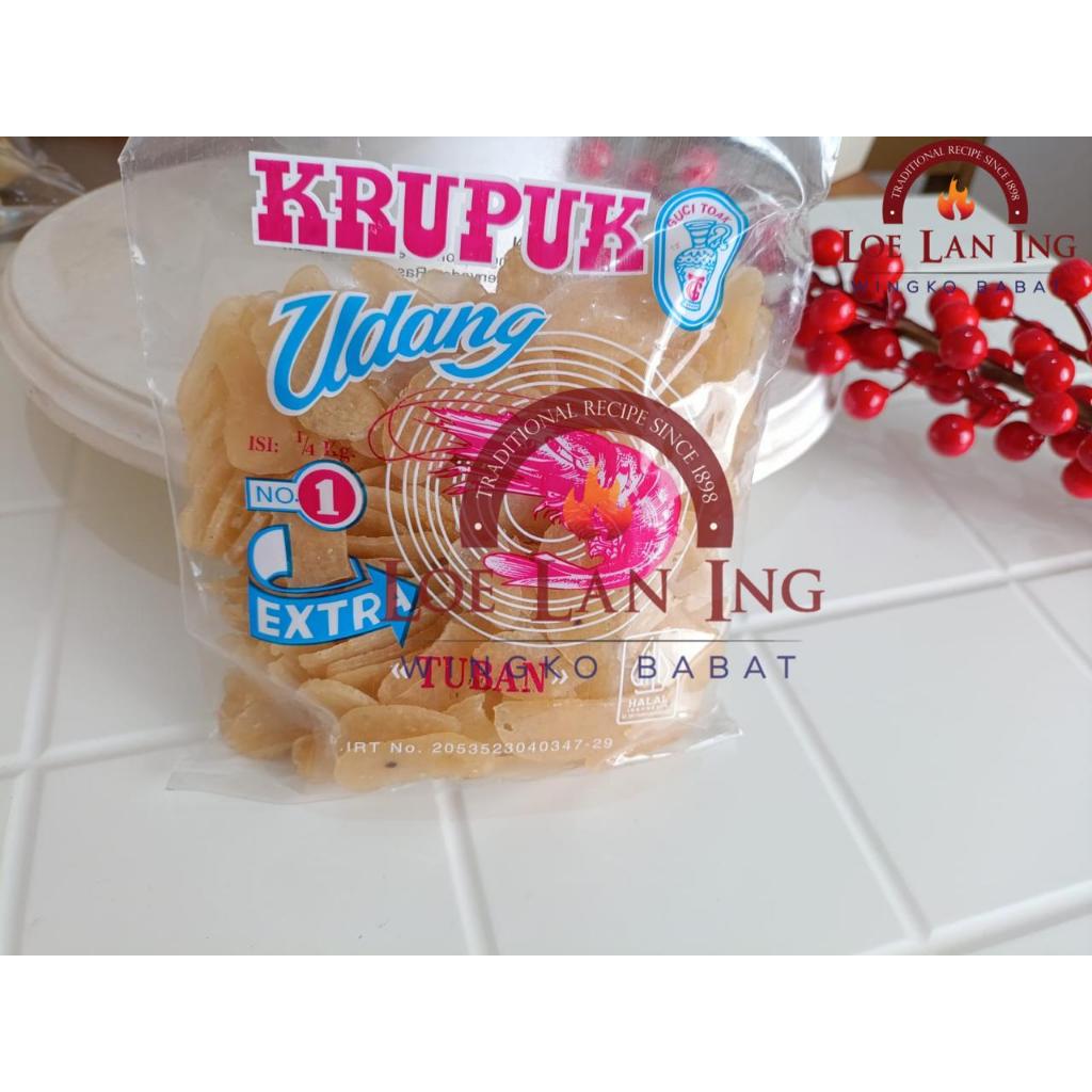 

Kerupuk Udang Kecil Guci Toak khas Tuban 250gr