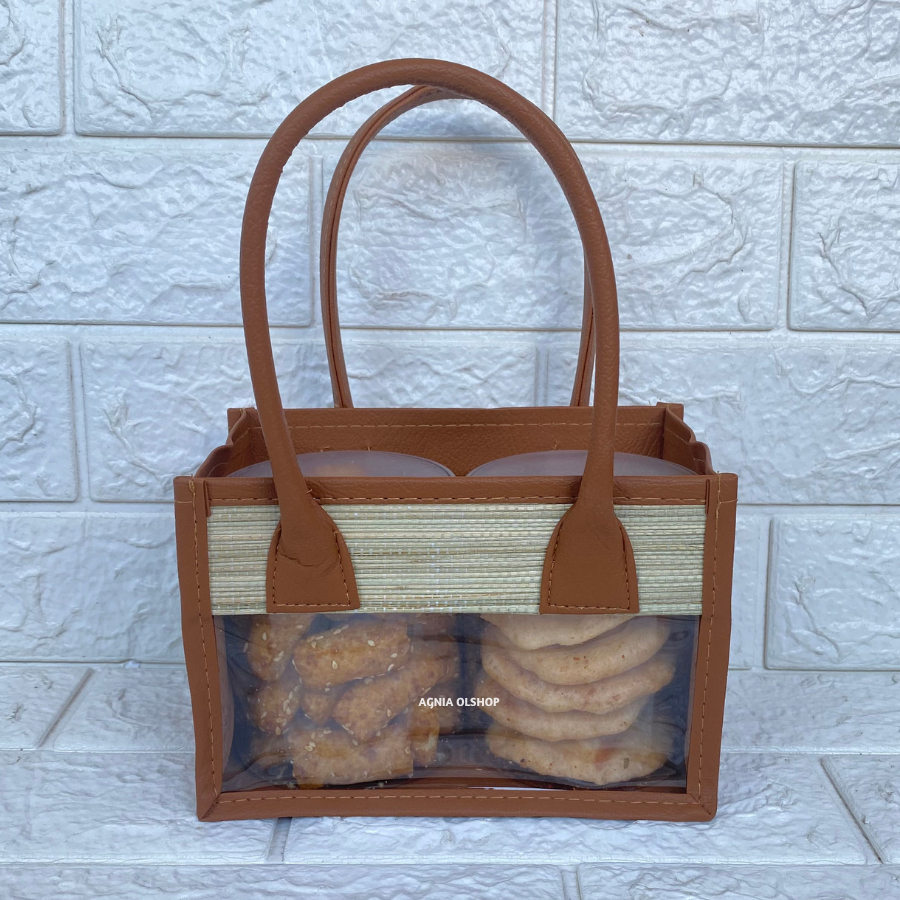 

Tas Hampers Mendong Untuk Isi 2 Toples Silinder (Carbella) Keranjang Parcel Mika