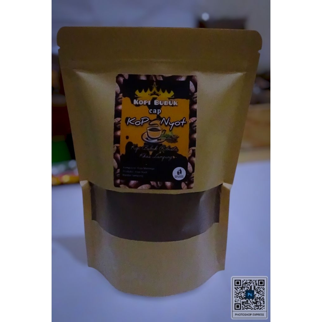

Kopi Lampung Bubuk Hitam murah Dan nikmat Berat 250gram