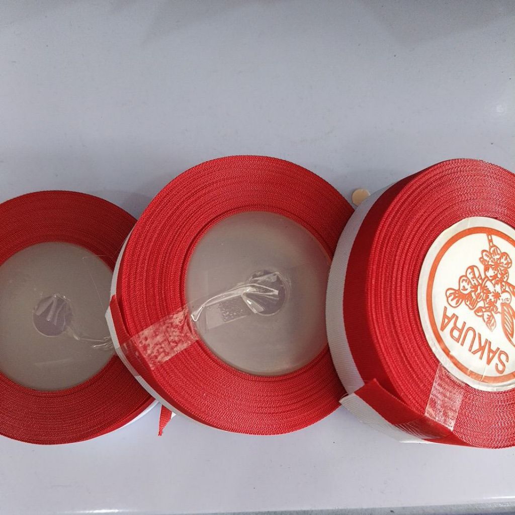 

PITA SATIN MERAH PUTIH 2.5 CM