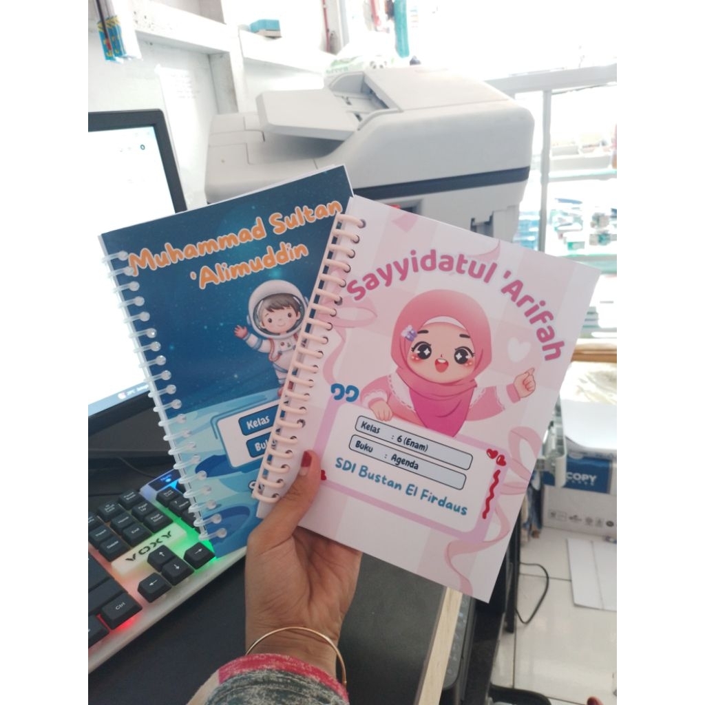 

Notes Book Cuatom isi 50 lembar